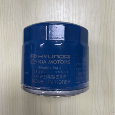 Filtro dell'olio genuino di Hyundai delle parti 26300-35504 per Kia Motors