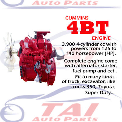 4BT 3.9L Motore completo per camion per macchine di ingegneria di camion Cummins