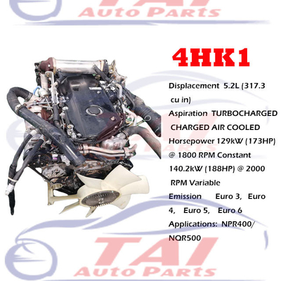 5.9L Motori giapponesi usati 4JB1 4HF1 4HE1 4HK1 4HG1 4JA1 Per ISUZU