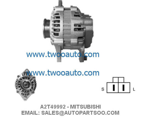 Prezzo buono A2T49992 MD102084 alternatore generatore auto Mitsubishi alternatore 12V 75A Alternadores in linea