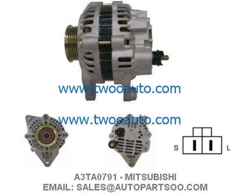 Prezzo buono A3TA0791 A3TA0791A - MITSUBISHI Alternatore 12V 90A Alternatori in linea