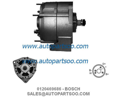 Prezzo buono 0120469686 0120469982 - Alternatore BOSCH 24V 55A Alternatore in linea