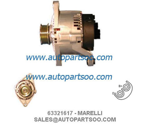 Prezzo buono 63321361 63321617 - MARELLI Alternatore 12V 75A Alternatori in linea