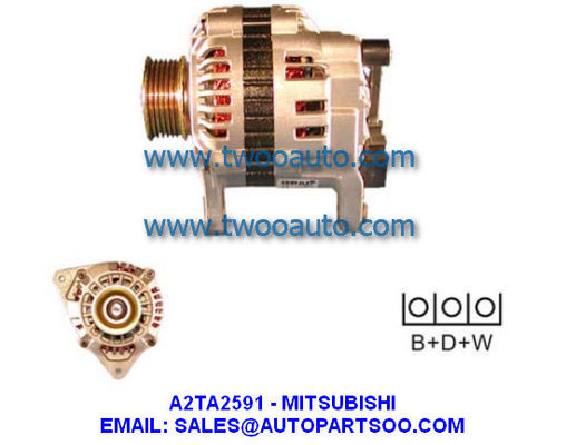 Prezzo buono A2T81891 A2TA2591 - MITSUBISHI Alternatore 12V 70A Alternatori in linea
