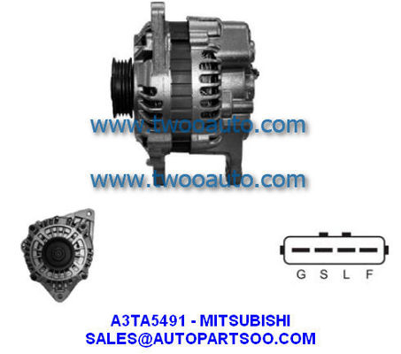 Prezzo buono A3TA5491 MD374904 - MITSUBISHI Alternatore 12V 100A Alternatori in linea