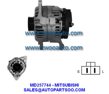 Prezzo buono MD257744 MD357744 - MITSUBISHI Alternatore 12V 85A Alternatori in linea