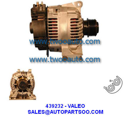 Prezzo buono 439232 439333 A13VI202 - VALEO Alternatore 12V 90A Alternatori in linea