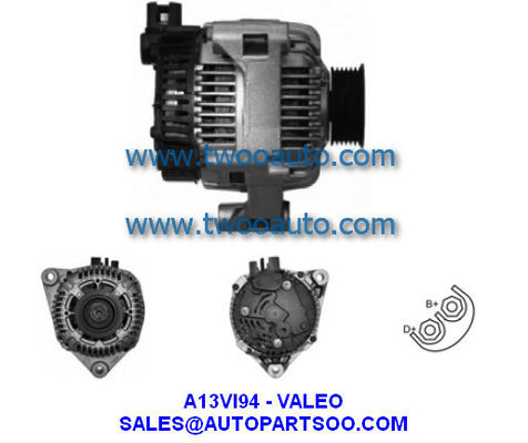Prezzo buono 7700862613 A13VI274 A13VI94 A13VI261 - VALEO Alternatore 12V 95A Alternadores in linea