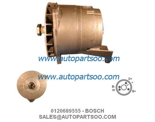 Prezzo buono 0120689555 - Alternatore BOSCH 24V 140A Alternatore in linea