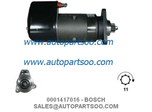 Prezzo buono 0001411015 0001417016 - Motorino Avviamento BOSCH 24V 6.6KW 11T MOTORES DE ARRANQUE in linea