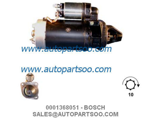 Prezzo buono 0001368051 0986013770 - Motorino Avviamento BOSCH 24V 4KW 10T MOTORES DE ARRANQUE in linea