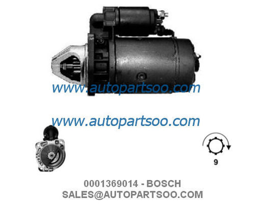 Prezzo buono 0001369014 0001369024 - Motorino Avviamento BOSCH 12V 3KW 9T MOTORES DE ARRANQUE in linea