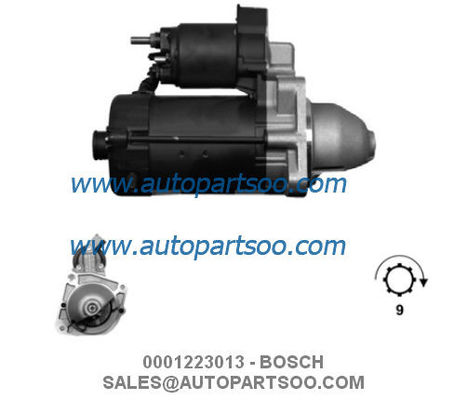 Prezzo buono 0001223013 0986018960 - Motorino Avviamento BOSCH 12V 2.3KW 9T MOTORES DE ARRANQUE in linea