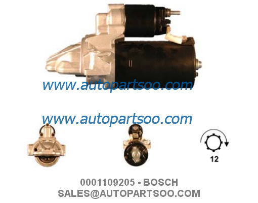 Prezzo buono 0001109205 0001109304 - Motorino Avviamento BOSCH 12V 2KW 12T MOTORES DE ARRANQUE in linea