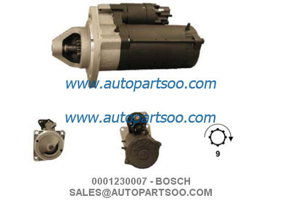 Prezzo buono 0001230007 0001230010 - Motorino Avviamento BOSCH 12V 3KW 9T MOTORES DE ARRANQUE in linea