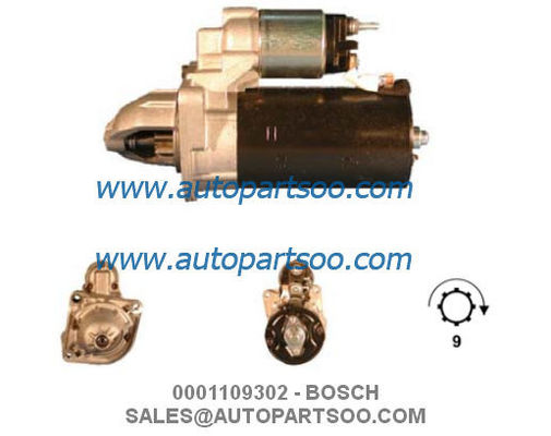 Prezzo buono 0001109302 0001109303 - Motorino Avviamento BOSCH 12V 2.5KW 9T MOTORES DE ARRANQUE in linea