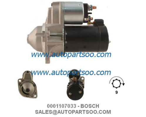 Prezzo buono 0001107033 0001107062 - Motorino Avviamento BOSCH 12V 1.1KW 9T MOTORES DE ARRANQUE in linea