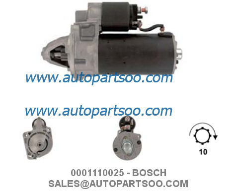 Prezzo buono 0001110025 0001110082 - Motorino Avviamento BOSCH 12V 1.7KW 10T MOTORES DE ARRANQUE in linea