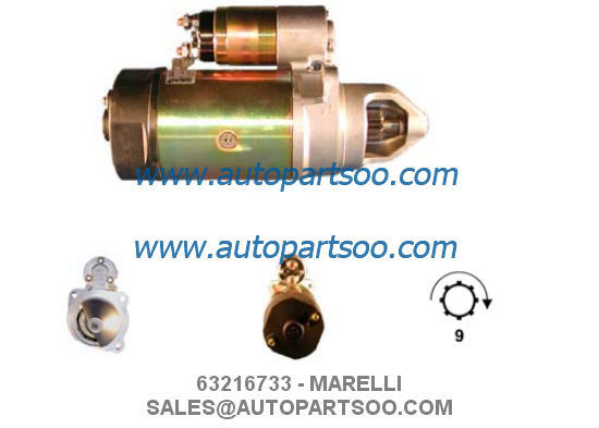 Prezzo buono 63216702 63216733 - MARELLI Motorino Avviamento 24V 4KW 9T MOTORES DE ARRANQUE in linea