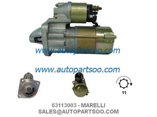 Prezzo buono 63113003 0001108204 - MARELLI Motorino Avviamento 12V 1.8KW 9,10T MOTORES DE ARRANQUE in linea