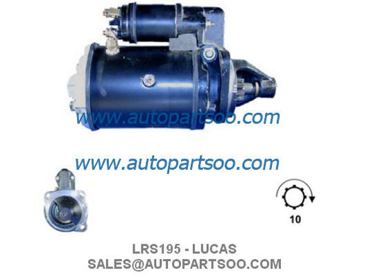 Prezzo buono LRS195 LRS968 - Motorino Avviamento LUCAS 12V 2.8KW 10T MOTORES DE ARRANQUE in linea