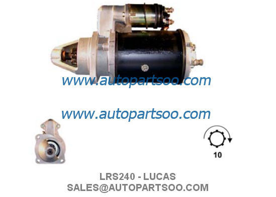 Prezzo buono LRS240 0001359045 - Motorino Avviamento LUCAS 12V 2.8KW 10T MOTORES DE ARRANQUE in linea