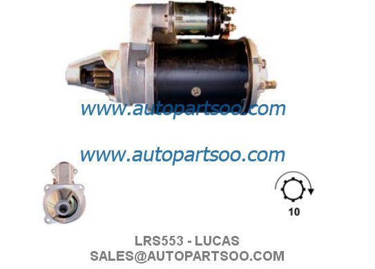 Prezzo buono LRS553 DR83337 - Motorino Avviamento LUCAS 12V 2.8KW 10T MOTORES DE ARRANQUE in linea