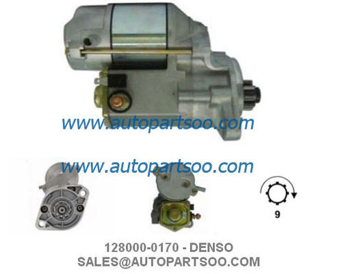 Prezzo buono 128000-0171 128000-6640 - Motorino avviamento DENSO 12V 1.4KW 9T MOTORES DE ARRANQUE in linea