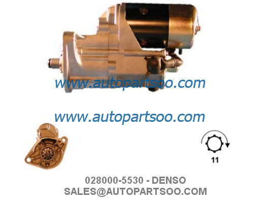 Prezzo buono 028000-5530 028000-5620 - Motorino avviamento DENSO 24V 4.5KW 11T MOTORES DE ARRANQUE in linea