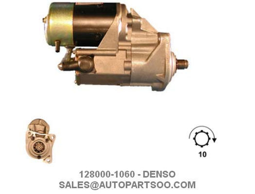 Prezzo buono 028000-0960 128000-1060 - Motorino avviamento DENSO 12V 2.5KW 10T MOTORES DE ARRANQUE in linea