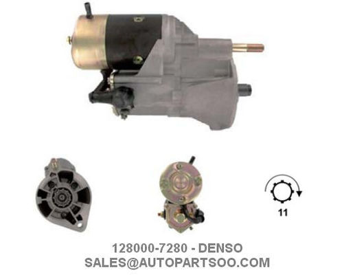 Prezzo buono 128000-6170 128000-7280 - Motorino avviamento DENSO 24V 4.5KW 11T MOTORES DE ARRANQUE in linea