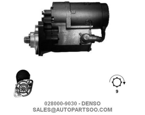 Prezzo buono 028000-9030 228000-0691 - Motorino Avviamento DENSO 12V 2KW 9T MOTORES DE ARRANQUE in linea