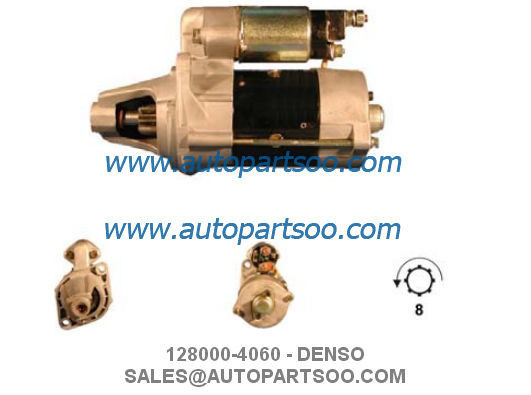 Prezzo buono 128000-1950 128000-4060 - Motorino avviamento DENSO 12V 0.6KW 8T MOTORES DE ARRANQUE in linea