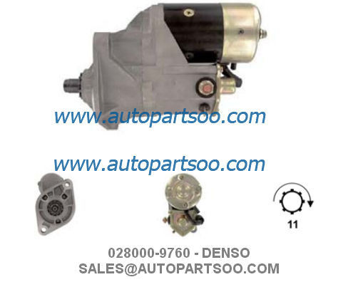 Prezzo buono 028000-9760 28100-1542 - Motorino avviamento DENSO 24V 4.5KW 11T MOTORES DE ARRANQUE in linea