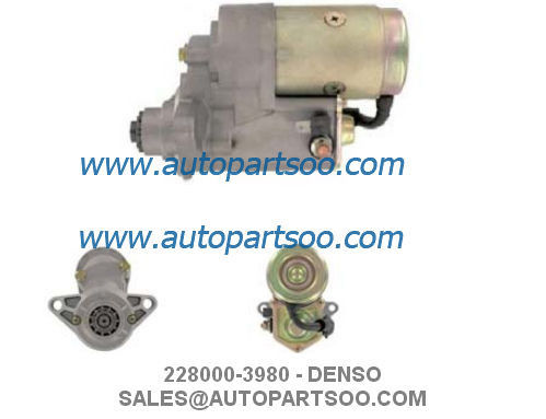 Prezzo buono 228000-3980 228000-3981 - Motorino avviamento DENSO 12V 1.7KW 11T MOTORES DE ARRANQUE in linea