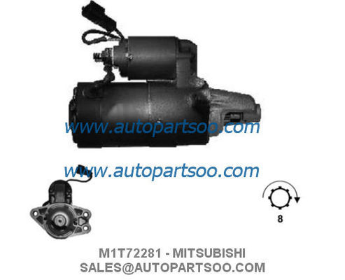 Prezzo buono M1T72281 M1T72281A - MITSUBISHI Motorino Avviamento 12V 1.4KW 8T MOTORES DE ARRANQUE in linea