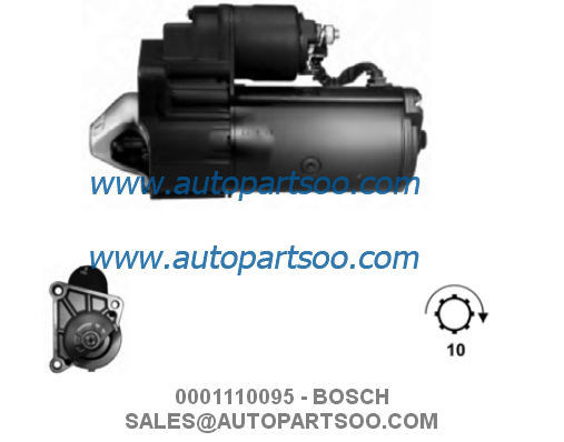 Prezzo buono 0001110089 0001110095 - Motorino Avviamento BOSCH 12V 1.7KW 10,11T MOTORES DE ARRANQUE in linea