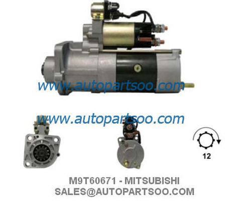Prezzo buono M9T60671 M9T60672 - MITSUBISHI Motorino Avviamento 24V 5.5KW 12T MOTORES DE ARRANQUE in linea