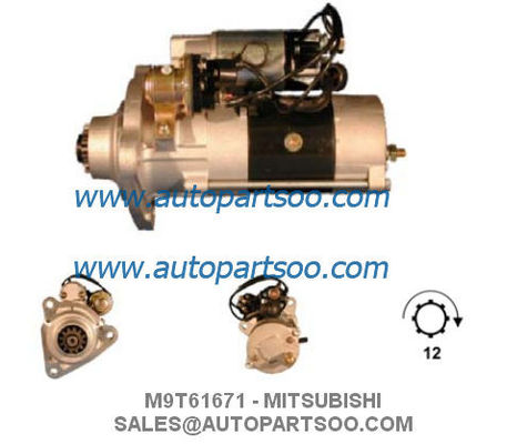 Prezzo buono M9T61671 M9T67671 - MITSUBISHI Motorino Avviamento 24V 5KW 12T MOTORES DE ARRANQUE in linea
