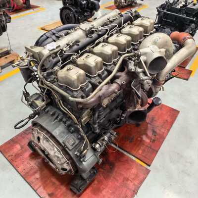 Un buon prezzo. Mitsubishi 6D22T-2A Motore turbo diesel a 6 cilindri in linea con cilindrata di 11,1 litri Ferro fuso pesante per camion pesanti e macchinari da costruzione in linea