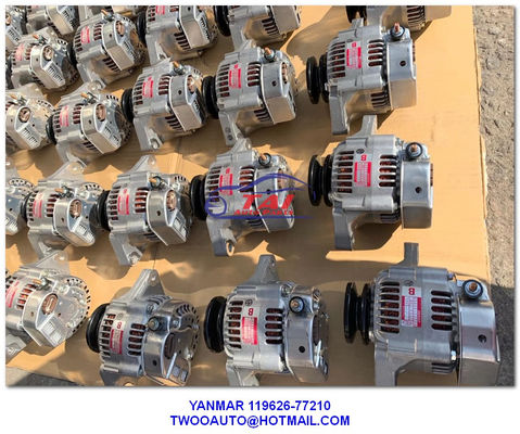 Prezzo buono Alternatore originale Yanmar Parti di motore giapponese per R55-9 R60-7 119626-77210 101211-2951 in linea